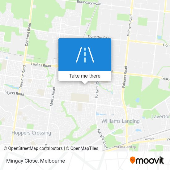 Mingay Close map