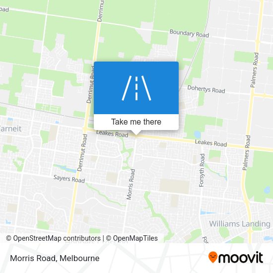 Morris Road map