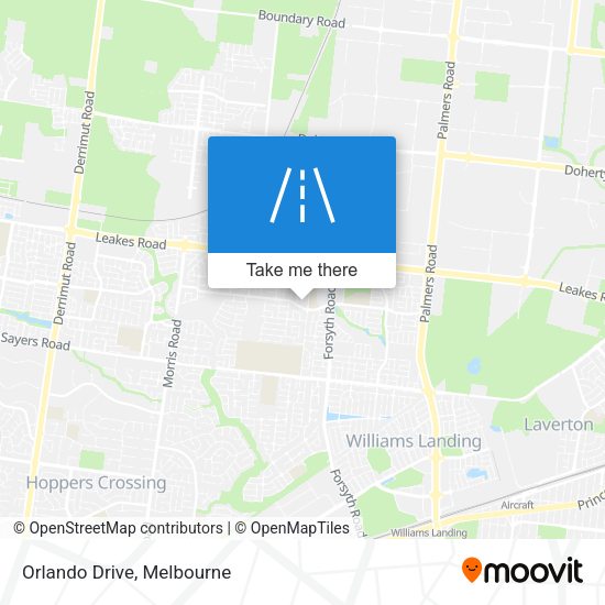 Orlando Drive map
