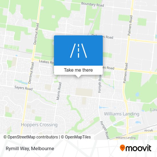 Rymill Way map
