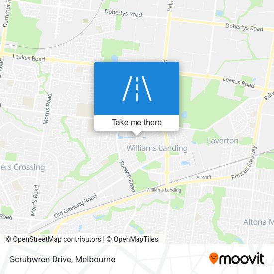 Scrubwren Drive map
