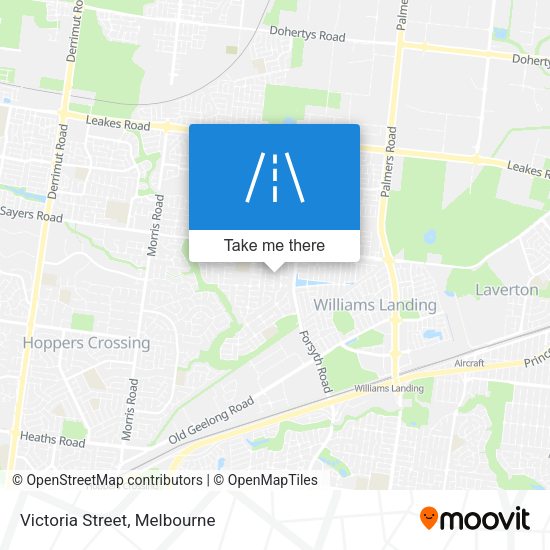 Victoria Street map