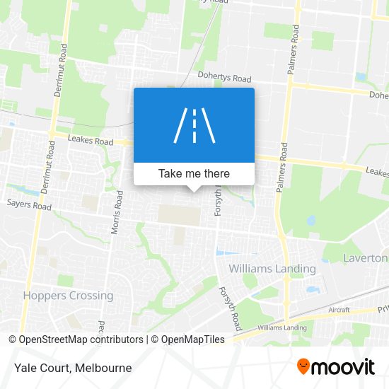 Yale Court map