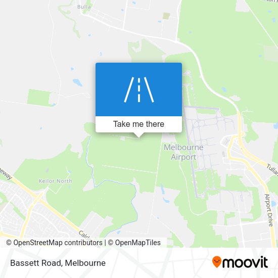 Bassett Road map