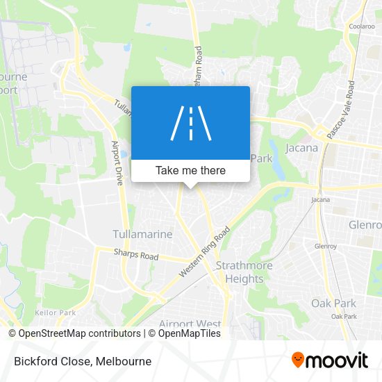 Bickford Close map
