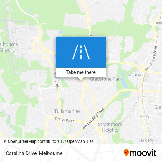 Catalina Drive map