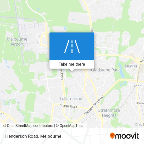 Henderson Road map