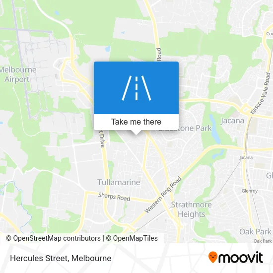 Hercules Street map