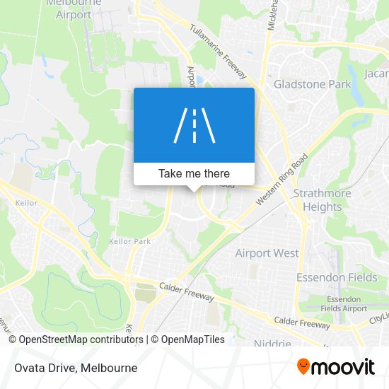 Ovata Drive map