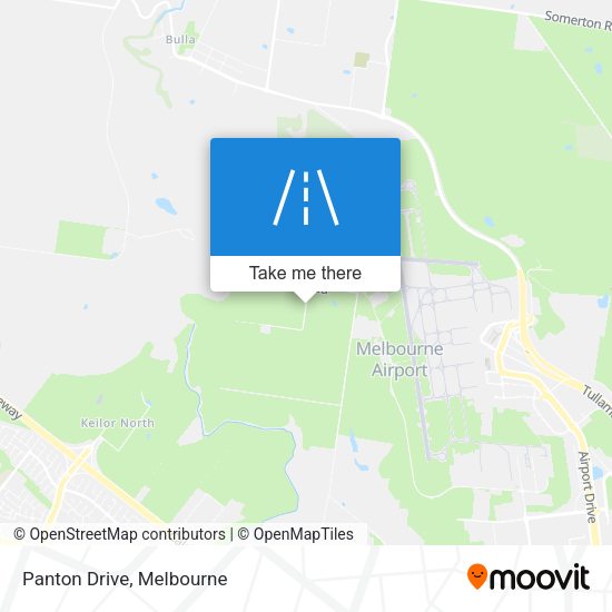 Panton Drive map