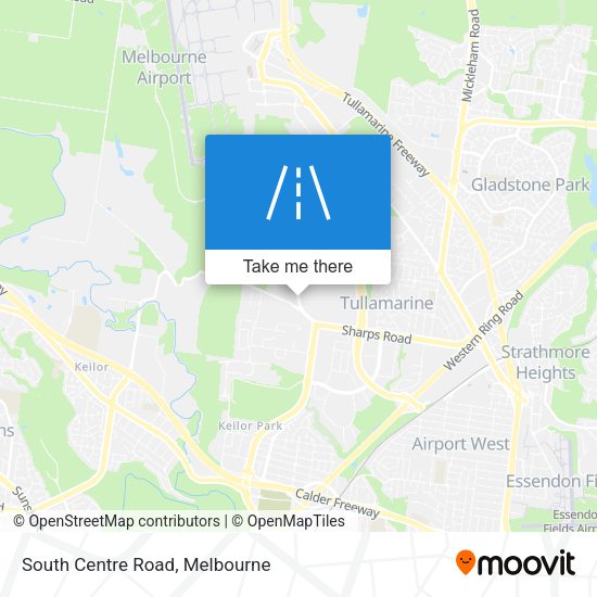 South Centre Road map