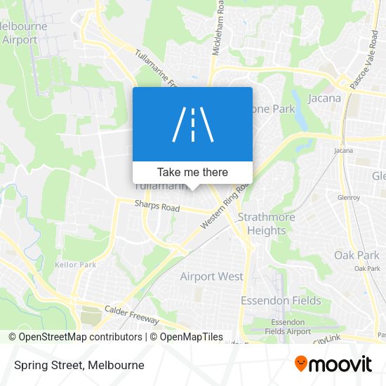 Spring Street map