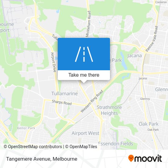 Tangemere Avenue map