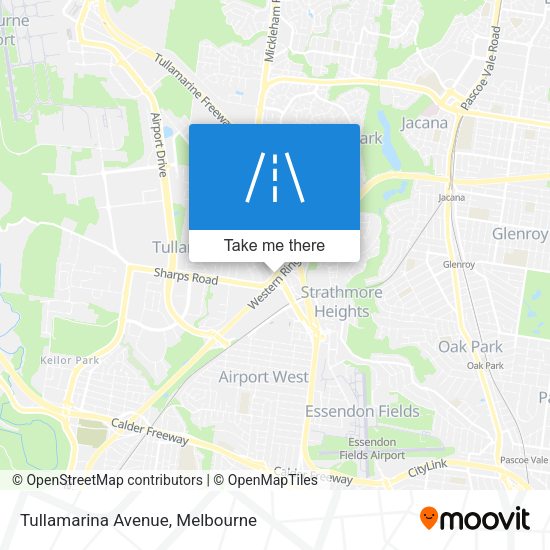 Tullamarina Avenue map
