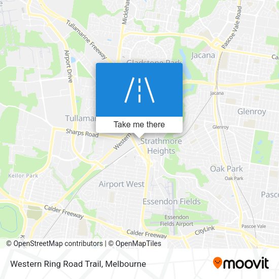 Western Ring Road Trail map