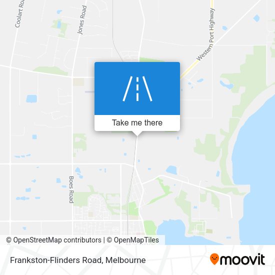 Frankston-Flinders Road map
