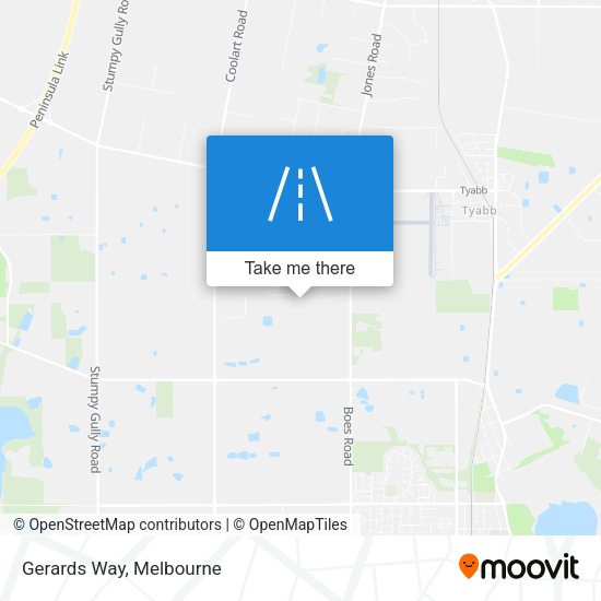Gerards Way map