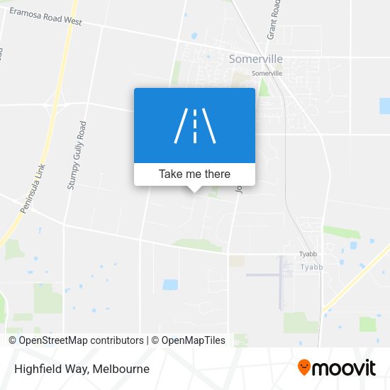 Highfield Way map