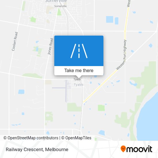 Railway Crescent map