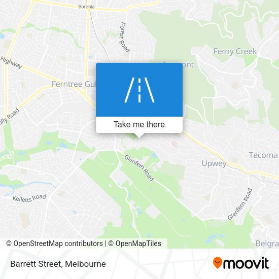 Barrett Street map