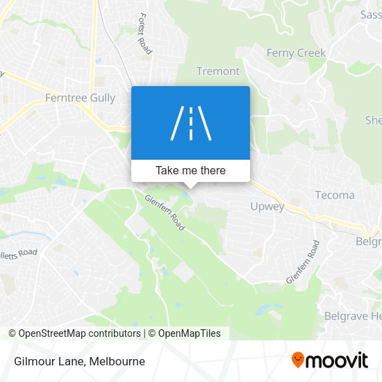 Gilmour Lane map
