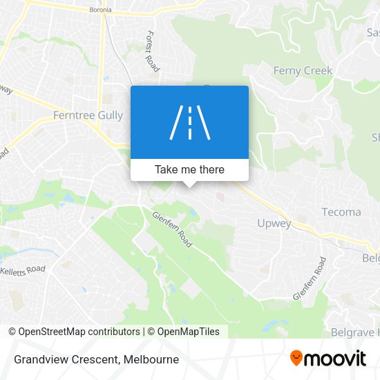 Grandview Crescent map