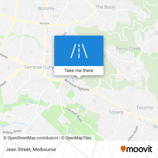 Jean Street map