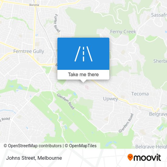 Johns Street map