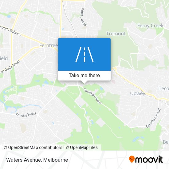 Waters Avenue map