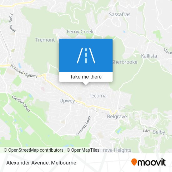Alexander Avenue map