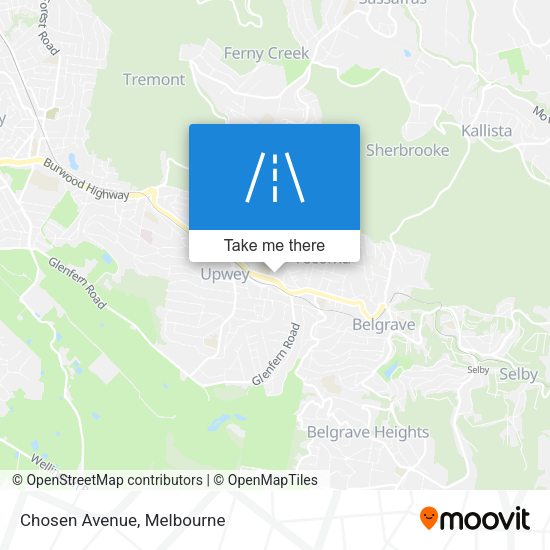 Chosen Avenue map