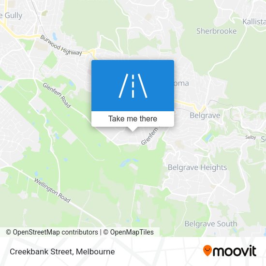 Creekbank Street map