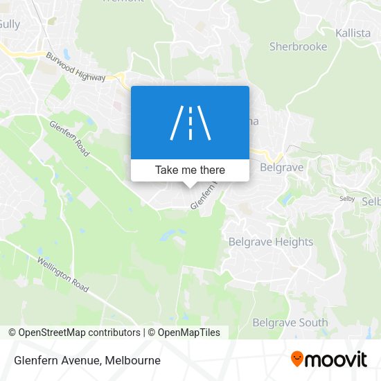 Glenfern Avenue map