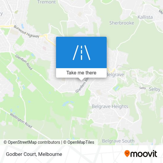 Godber Court map