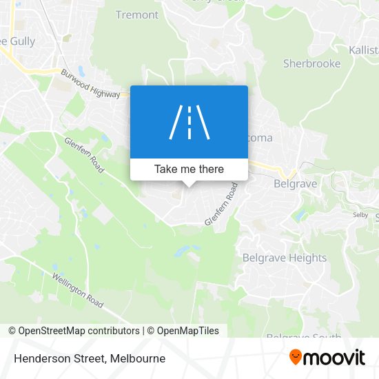 Henderson Street map
