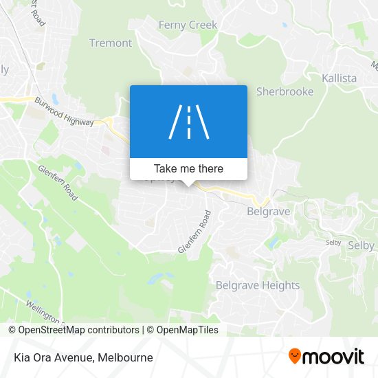 Kia Ora Avenue map