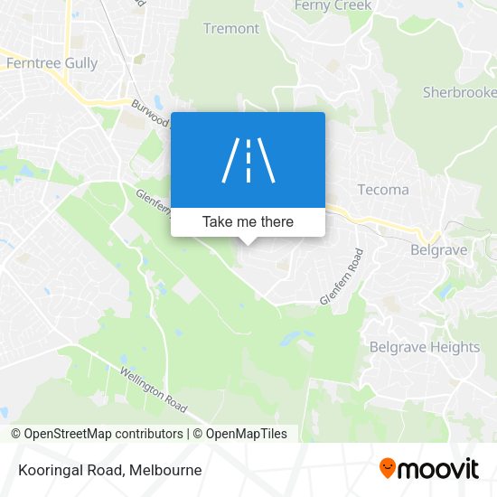 Kooringal Road map