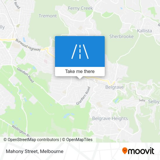 Mahony Street map