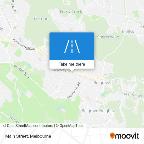 Main Street map