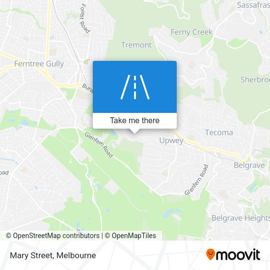 Mary Street map