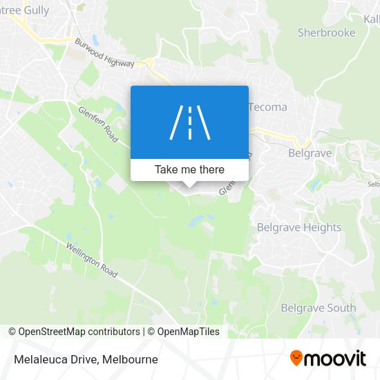 Melaleuca Drive map