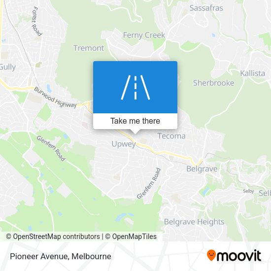 Pioneer Avenue map