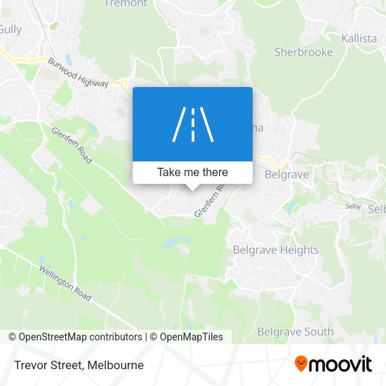 Trevor Street map