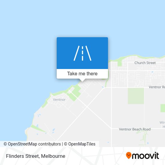 Flinders Street map