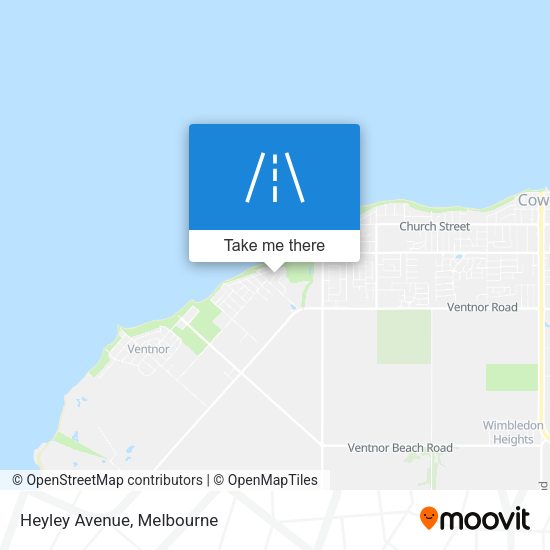 Heyley Avenue map