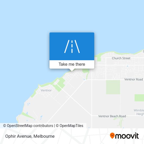Ophir Avenue map