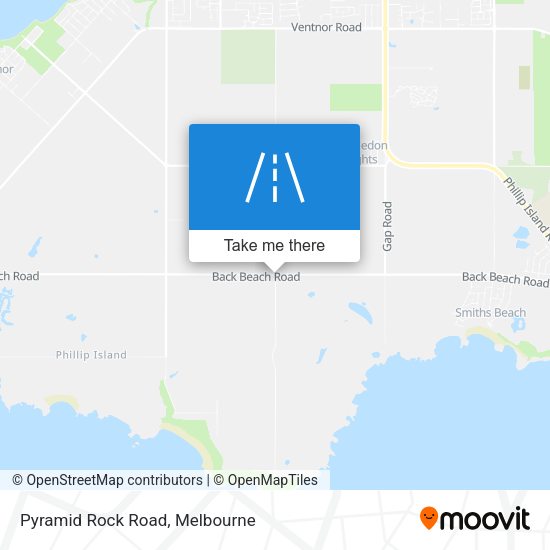 Pyramid Rock Road map