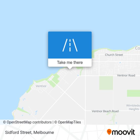 Sidford Street map