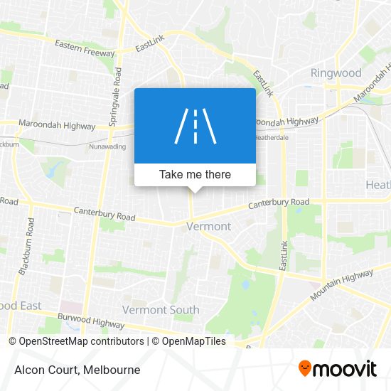Alcon Court map