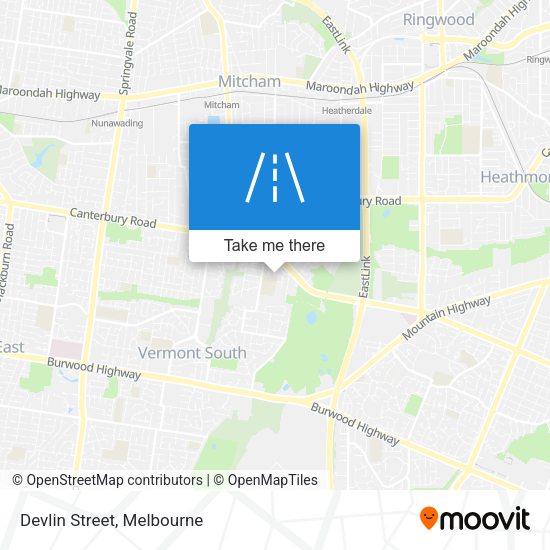 Devlin Street map